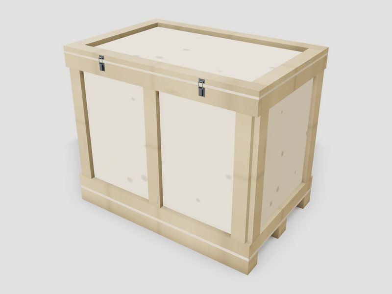 Caja de contrachapado